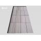 White Wood Grain Polished Marble Wall Tile For Bathroom / Fireplace