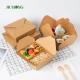 Biodegradable Kraft Paper Togo Box Fast Food Takeaway Packaging Container