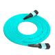 8 Core 12 Core 16core OM4 Fiber Optic Patch Cord Mpo Mtp Patch Cord Polish Type UPC To UPC