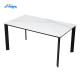1500*850mm contemporary customized Ceramic top Dining Table, knock down