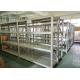 Blue Or White Color Light Duty Metal Shelving Warehouse Storage Racks 4 Layers