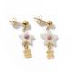 Gold Plated Stainless Steel Jewellry For Girl , Cute Star Earrings