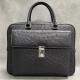 Authentic Real True Ostrich Skin Office Men Briefcase Top-handle Bag Genuine Exotic Leather Male Working Purse Handbag