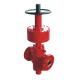 Low Operating Torque Metal Seal, 2000psi Pneumatic API 6A Gate Valve for Oil, Water