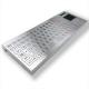 IP67 Desktop Stainless Steel Keyboard Waterproof Industrial Wireless Keyboard 2.4G desktop design