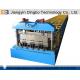 PLC Control Hydraulic Cutting System Metal Deck Roll Forming Machine With 21 Forming Stations