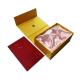 Luxury Custom Cosmetic Packaging Boxes White And Gold Cosmetic Gift Box