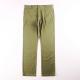 Mens Casual Elasticated Waist Straight Leg Linen Trousers Solid Color Customized