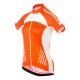 Orange Custom Reflective Sticker 140 GSM Cycling Clothing Jersey