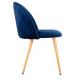Soft Wayfair ODM Velvet Blue Dining Room Chairs