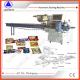 High Speed 180Bag/Min Flow Wrapping Machine 2.5KW Horizontal Flow Pack Machine