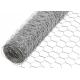 1 inch Galvanized Hexagonal Wire Mesh Netting Silver 0.7mm Diameter For Cage
