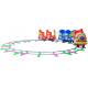 4*6 Oval Type  Commercial Electric Ride On Train For Children Paradise Playground