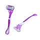 Triple Blade Women'S Disposable Razors Any Color Available With ISO Certificate