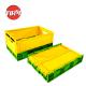 29L Collapsible Plastic Crates Stackable Moving Boxes For Storage