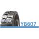 16PR / 18PR Truck Bus Radial Tyres With Tube YB607 Model For Short Haul