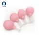 Pink 15/25/35/55mm 4 pcs Reusable Cupping Set 4 Silicone Cupping Massage Vacuum Suction Cup