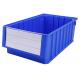 Customized Logo Household Stackable Shelf Bins Plastic Storage Bin with Optional Divider