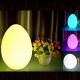 Decorative Egg Shaped Table Lamp , Egg Night Light With Remote
