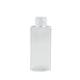 Silk-screen Printing PETG Square Bottles 120ml for Cosmetic Shampoo Lotion Pump Packaging