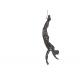 Casting Finish Wall Art Life Size Bronze Sculpture Antique Diving Man Statue