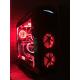 12025-S15 12v pc case fan 12025 with colored Led lights