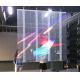 High Brightness Advertising  Transparent Led Panel 20mm For Glass Wall