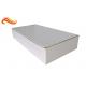White Printing Corrugated Packaging Box With Luxury Custom Design Logo