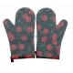 Silicone Quilted Cotton High Temperature Microwave Oven Mitts Mittens Glove
