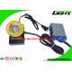 Yellow Miners Cap Lamp Rechargeable 15000 Lux With OEM ODM Service