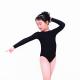 Plain Spandex Long Sleeves Leotard Dance Wear Accessories for Training Use