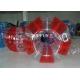 Red Human Inflatable Bumper Bubble Ball Waterproof For Adults