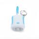 Anti Attack Personal Keychain Rape Emergency Personal Alarm With Two Led Lights 69*38*20MM