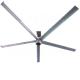 Aluminum Long Blade Ceiling Fan , 10 FT 3000mm Brushless DC Ceiling Fan