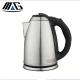 Hotel Room Metal Electric Tea Kettle 1.8L Double Layer Water Boiler Kettle