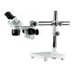 Stereo microscope dual power binocular boom stand dual magnification 20X40X two magnification