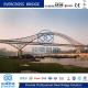 Rigid Frame Steel Arch Bridge High Stiffiness Composite Steel Bridge