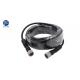 Black 6 Pin Mini Din S Video Cable Extension For Mobile CCTV Camera System