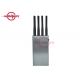 High Power Portable Signal Jammer 8W Total Output 2.5db Omni Directional Antenna