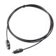 5 Feet 1.5 M Fiber Optic Audio Cable Black Color Widely Used DTS Devices