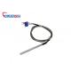 2pin Connector Glass Fiber Cable Temperature Sensor Pt1000 30mm