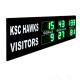 1.5m X 3m Size Cricket LED Electronic Scoreboard Portable High Brightness