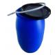 HDPE Open Head Barrel Plastic Drum Leakproof 125 Litre Hook Drum