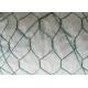 36 Inch Green PVC Coated Chicken Wire Mesh 3/8 1.6mm Dia For Poultry Fence
