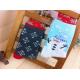 Lovely cute cartoon christmas snowman design supersoft cotton dress socks in high warmth