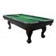 Solid Wood Modern 8 Foot Pool Table , Billiard Pool Table MDF Painting With Claw Legs