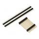 1.27 mm pin header Board Spacer single row customized waterproof gold plated pin header