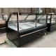 VENTILATED COOLING REFRIGERATED FOOD SHOWCASES WITH BACK STORAGE CABINETS
