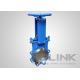 Cast Steel Knife Gate Valve With Bellows Stem Protection in Mining Industry