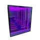 Good Customized Variable Tone Light Abyss Mirror Display Cabinet for Indoor and Outdoor